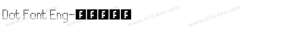 Dot Font Eng字体转换